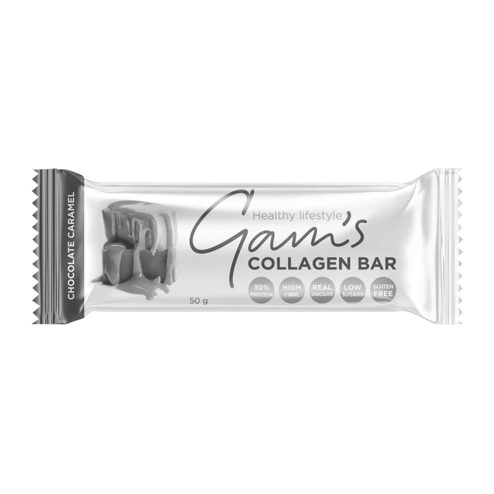 Gam's Tyčinka s kolagenem čokoláda, karamel 50 g